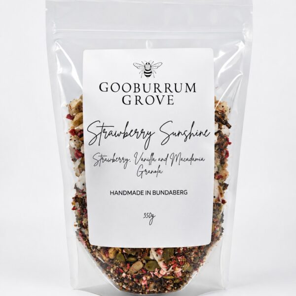 Strawberry Sunshine Granola - Strawberry, Vanilla & Macadamia Granola
